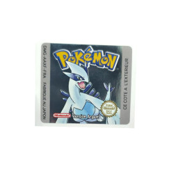 Pokemon Version Argent  - Game Boy Color Label [DMG-AAXF-FRA] mit Silber Effekt