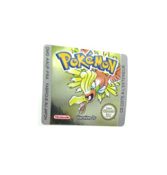 Pokemon Version Or - Game Boy Color Label [DMG-AAUF-FRA] with Gold Effect