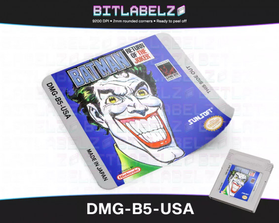 Batman Return of the Joker - Game Boy Label [DMG-B5-USA]