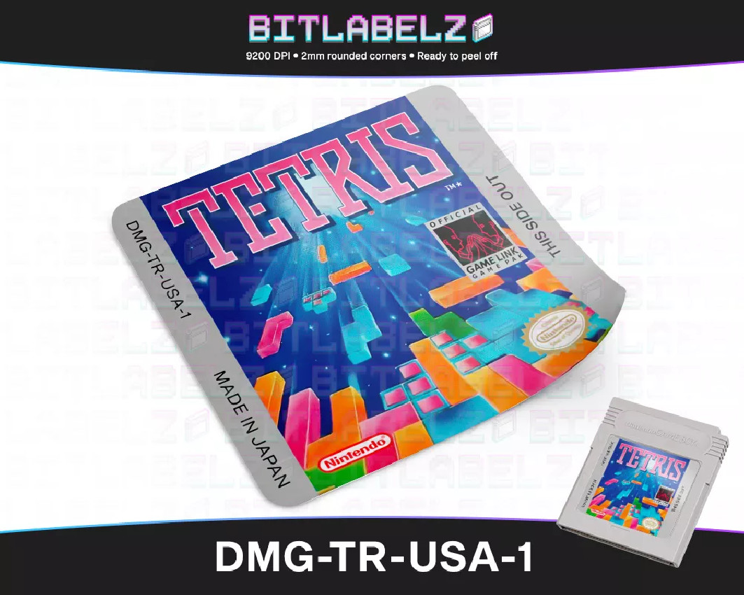 Tetris Game Boy Label [DMG-TR-USA-1]