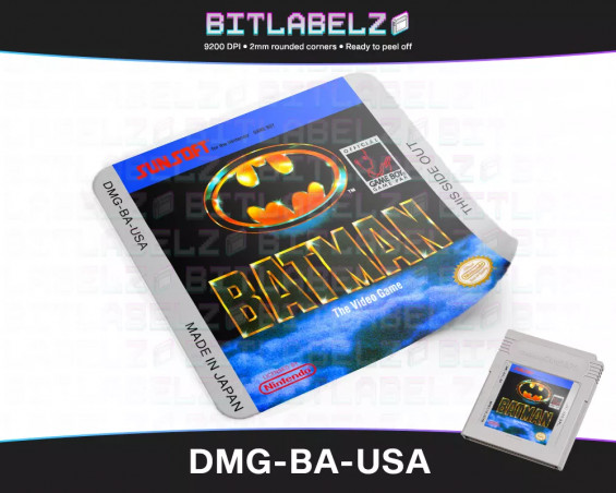 Batman: The Video Game - Game Boy Label [DMG-BA-USA]