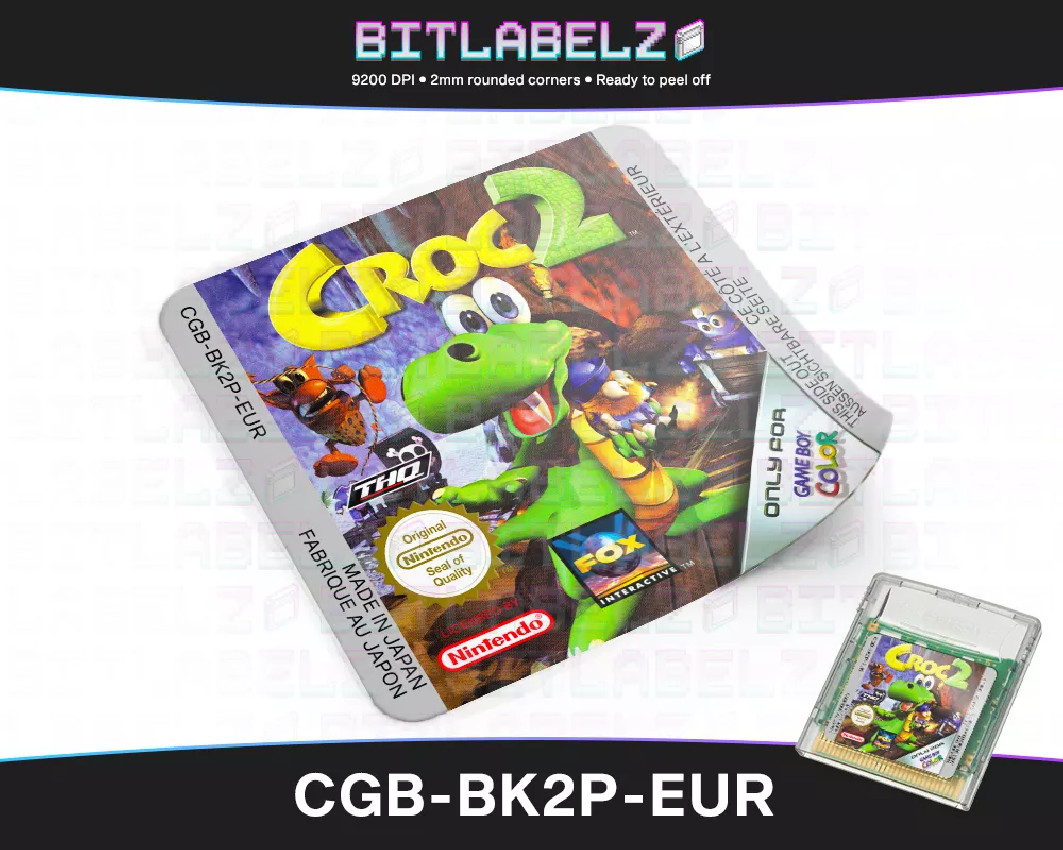 Croc 2 - Game Boy Color Label [CGB-BK2P-EUR]