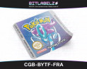 Pokemon Version Cristal - Game Boy Color Label [CGB-BYTF-FRA] with Metallic Effect