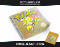 Pokemon Version Or - Game Boy Color Label [DMG-AAUF-FRA] mit Gold Effekt
