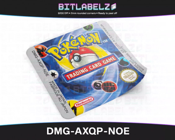 Pokemon Trading Card Game - Game Boy Color Label [DMG-AXQP-NOE]