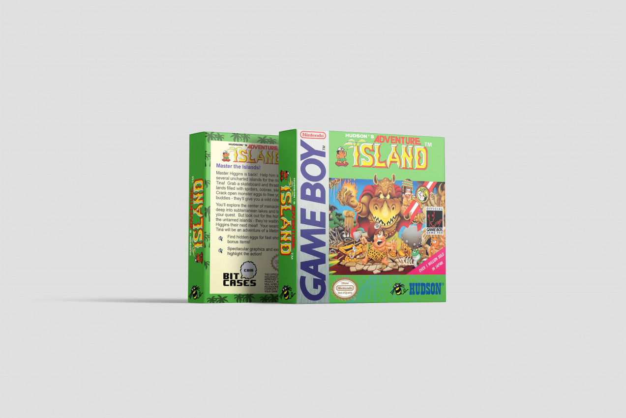 Adventure Island - Game Boy Ersatzbox