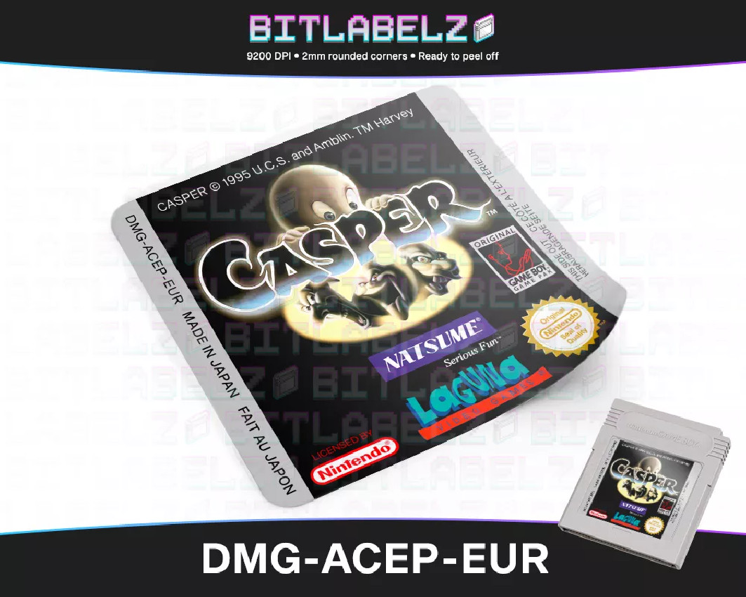 Casper - Game Boy Label [DMG-ACEP-EUR]