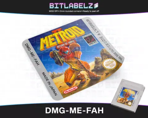 Metroid II - Étiquette Game Boy [DMG-ME-FAH]