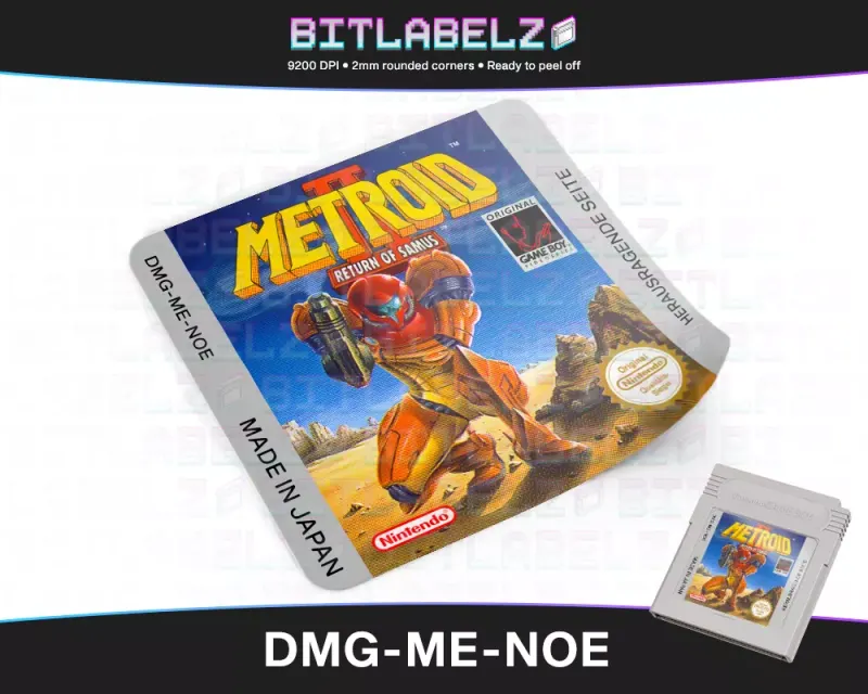 Metroid II - Étiquette Game Boy [DMG-ME-NOE]