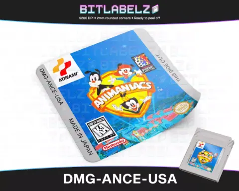 Animaniacs - Étiquette Game Boy [DMG-ANCE-USA]