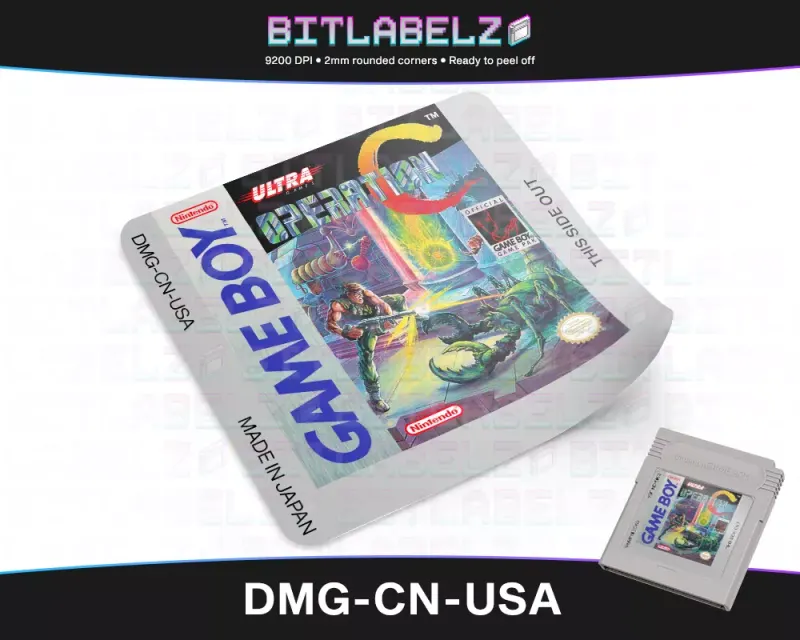 Operation C - Etichetta Game Boy [DMG-CN-USA]