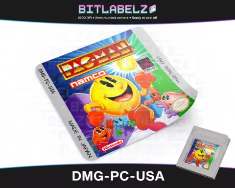 Pac-Man - Etichetta Game Boy [DMG-PC-USA]