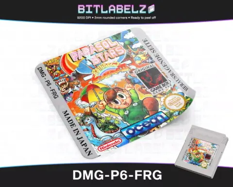 Parasol Stars: The Story Of Rainbow Islands 2 - Etichetta Game Boy [DMG-P6-FRG]