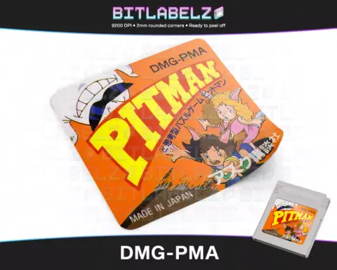 Pitman - Etichetta Game Boy [DMG-PMA]