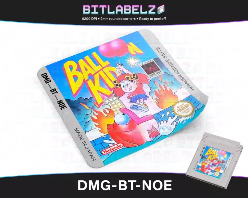 Balloon Kid - Étiquette Game Boy [DMG-BT-NOE]