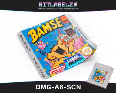 Bamse - Etichetta Game Boy [DMG-A6-SCN]