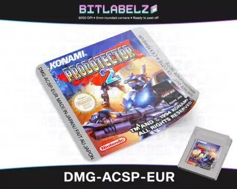Probotector 2 - Étiquette Game Boy [DMG-ACSP-EUR]