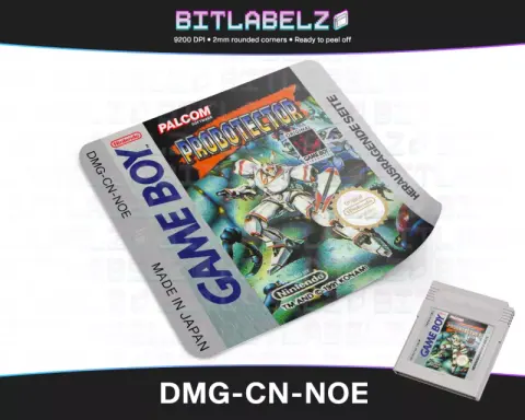 Probotector - Étiquette Game Boy [DMG-CN-NOE]