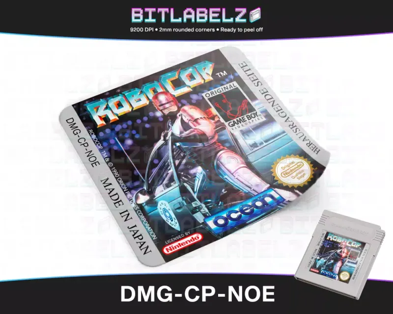 Robocop - Etichetta Game Boy [DMG-CP-NOE]