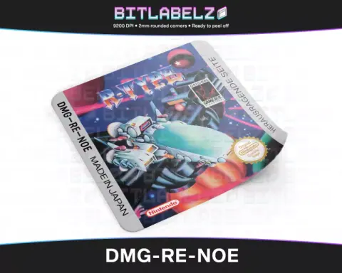 R-Type - Etichetta Game Boy [DMG-RE-NOE]