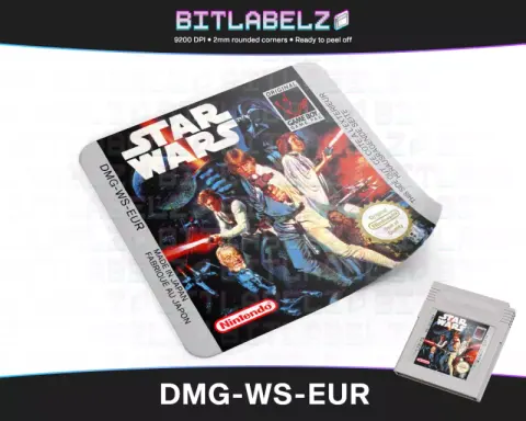 Star Wars - Etichetta Game Boy [DMG-WS-EUR]