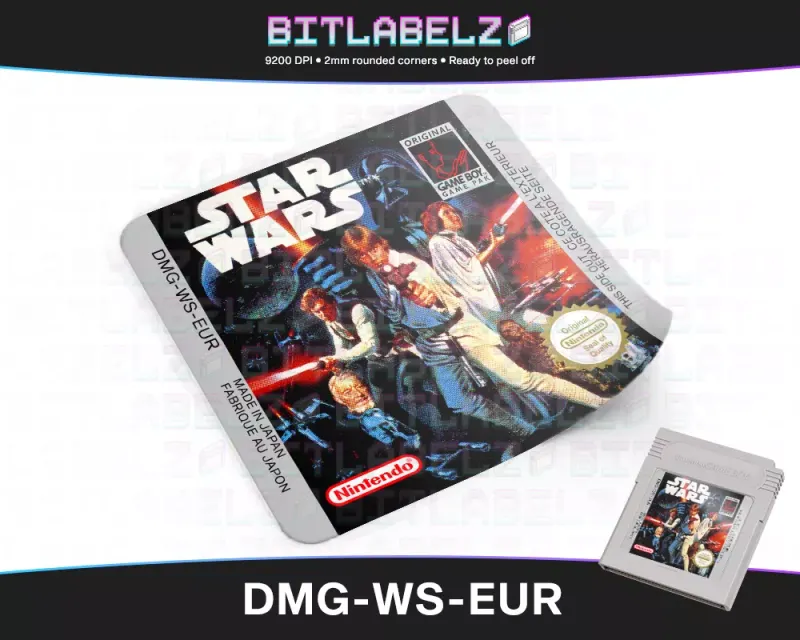 Star Wars - Etichetta Game Boy [DMG-WS-EUR]