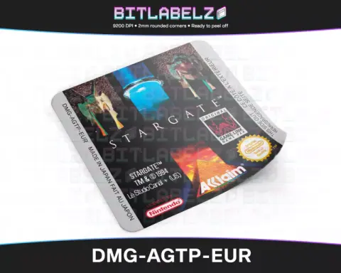 Stargate - Etichetta Game Boy [DMG-AGTP-EUR]