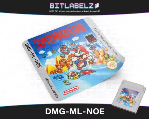 Super Mario Land - Game Boy Label [DMG-ML-NOE]