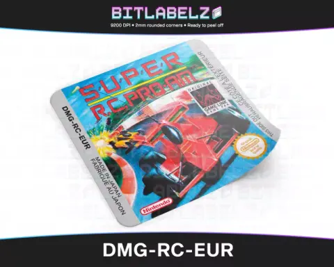 Super R.C. PRO-AM - Étiquette Game Boy [DMG-RC-EUR]