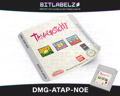 Tamagotchi - Étiquette Game Boy [DMG-ATAP-NOE]