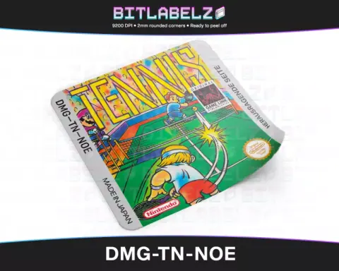 Tennis - Étiquette Game Boy [DMG-TN-NOE]