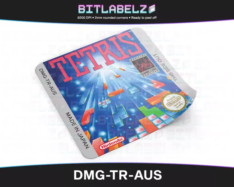 Tetris - Etichetta Game Boy [DMG-TR-AUS]