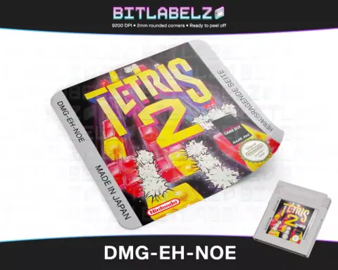 Tetris 2 - Etichetta Game Boy [DMG-EH-NOE]