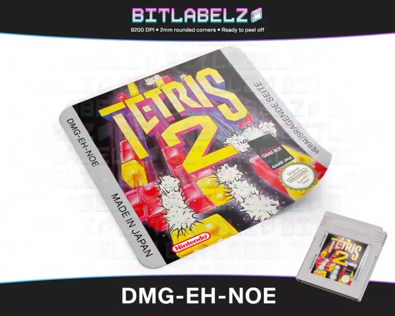 Tetris 2 - Étiquette Game Boy [DMG-EH-NOE]