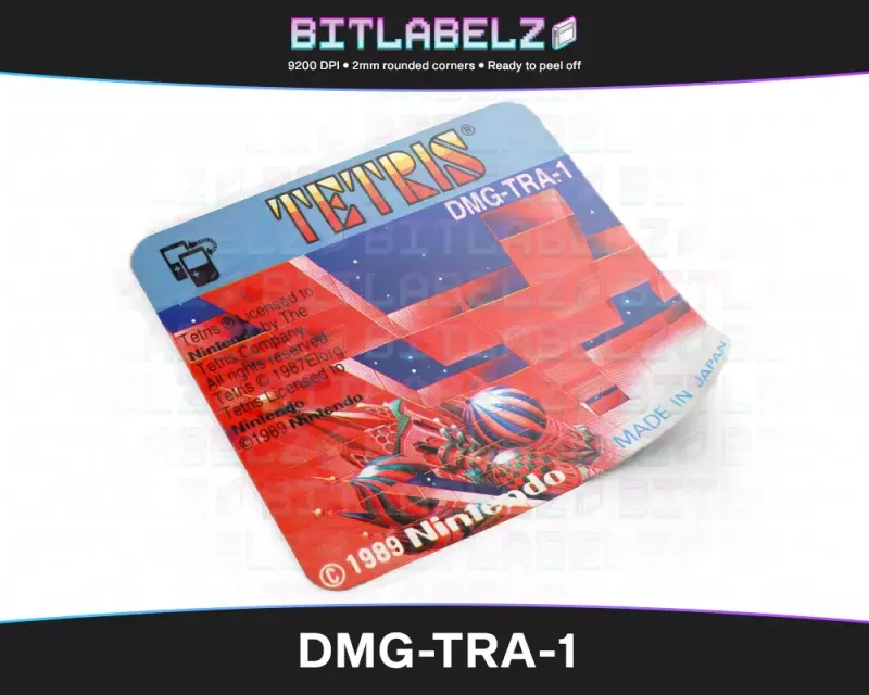 Tetris - Etichetta Game Boy [DMG-TRA-1]