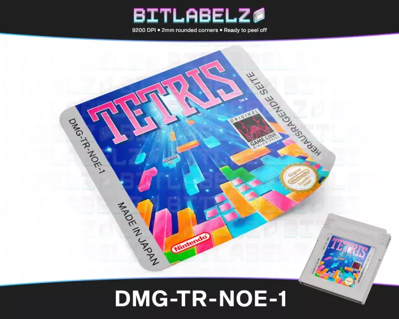 Tetris - Étiquette Game Boy [DMG-TR-NOE-1]