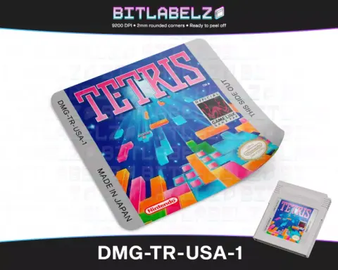 Tetris - Etichetta Game Boy [DMG-TR-USA-1]