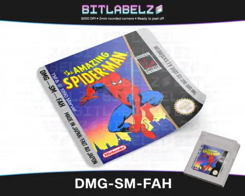 The Amazing Spider-Man - Etichetta Game Boy [DMG-SM-FAH]