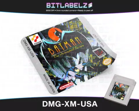 Batman: The Animated Series - Etichetta Game Boy [DMG-XM-USA]