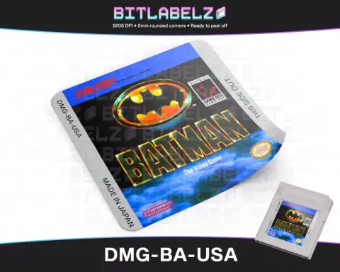 Batman: The Video Game - Étiquette Game Boy [DMG-BA-USA]