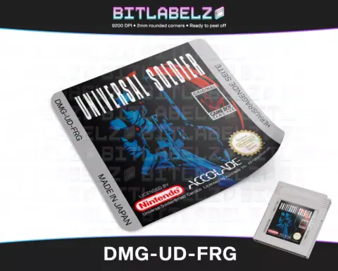 Universal Soldier - Étiquette Game Boy [DMG-UD-FRG]