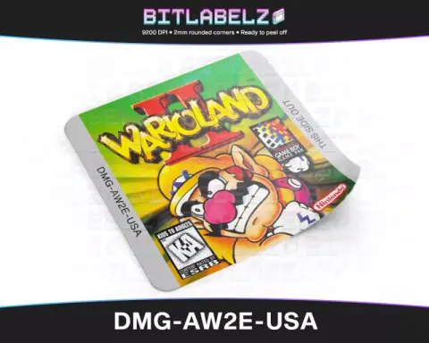 Wario Land 2 - Game Boy Label [DMG-AW2E-USA]