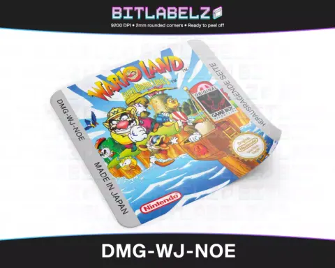Wario Land: Super Mario Land 3 - Game Boy Label [DMG-WJ-NOE]