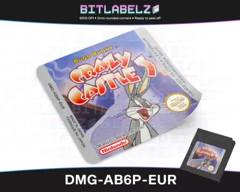 Bugs Bunny: Crazy Castle 3 - Etichetta Game Boy Color [DMG-AB6P-EUR]
