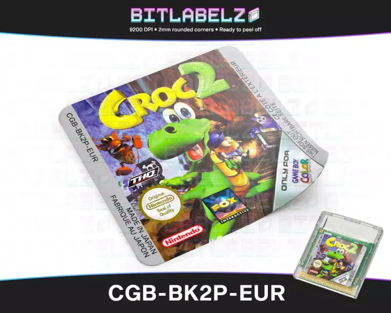 Croc 2 - Etichetta Game Boy Color [CGB-BK2P-EUR]