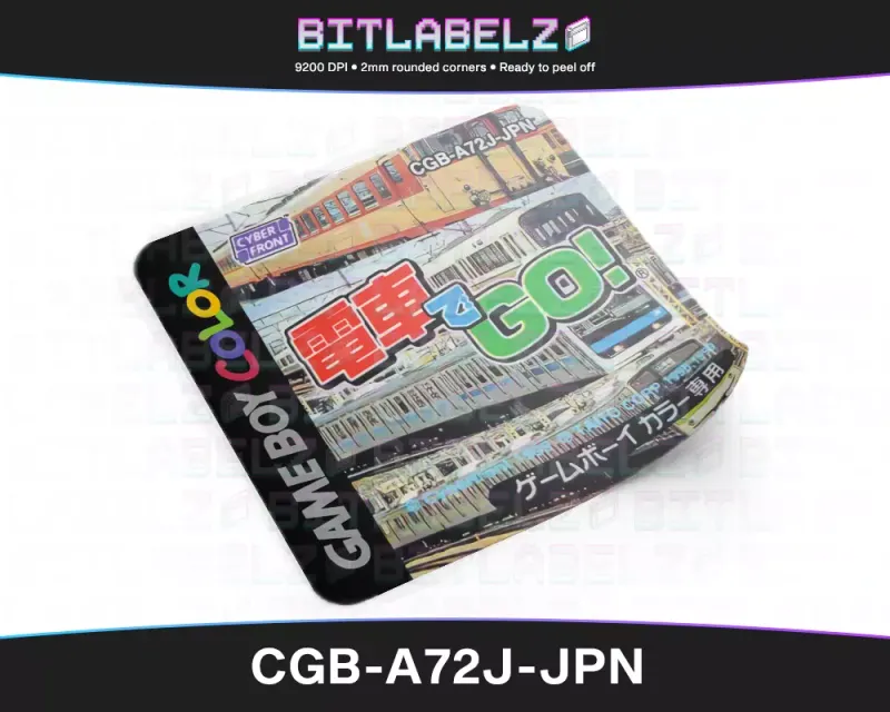 Densha de Go! - Etichetta Game Boy Color [CGB-A72J-JPN]