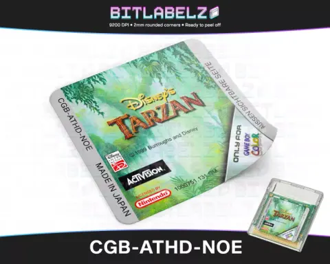 Disney's Tarzan - Étiquette Game Boy Color [CGB-ATHD-NOE]