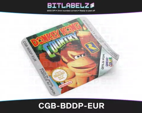 Donkey Kong Country - Étiquette Game Boy Color [CGB-BDDP-EUR]