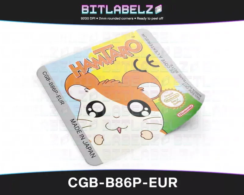 Hamtaro: Ham-Hams Unite! - Etichetta Game Boy Color [CGB-B86P-EUR]