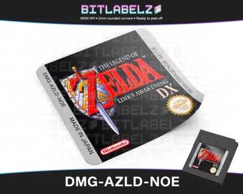 The Legend of Zelda: Link’s Awakening DX - Game Boy Color Label [DMG-AZLD-NOE]
